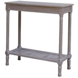 Coastal Small Rattan Console Table