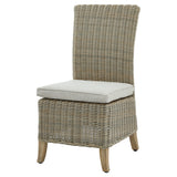 Australian Hamptons Rattan Dining Chair - Tall Style