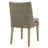 Australian Hamptons Rattan Dining Chair - Short style