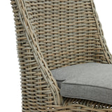 Australian Hamptons Rattan Dining Chair - Short style