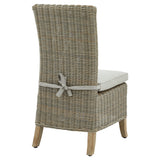 Australian Hamptons Rattan Dining Chair - Tall Style