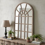 Bundanoon Bleached Arched Window Mirror