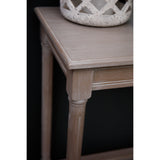 Coastal Large Rattan Console Table