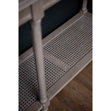 Coastal Large Rattan Console Table