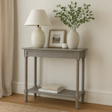 Coastal Small Rattan Console Table