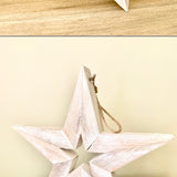 Bleached Wood Sparkle Star