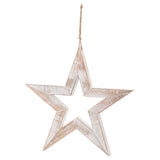 Bleached Wood Sparkle Star