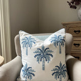 Palmy Blue Isle Cushion - NEW!