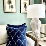 Santorini Navy Cushion