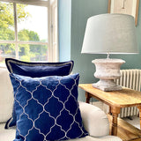 Santorini Navy Cushion