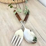 South Pacific Bamboo Salad Servers