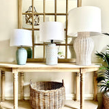 Seaforth Green Ceramic Lamp