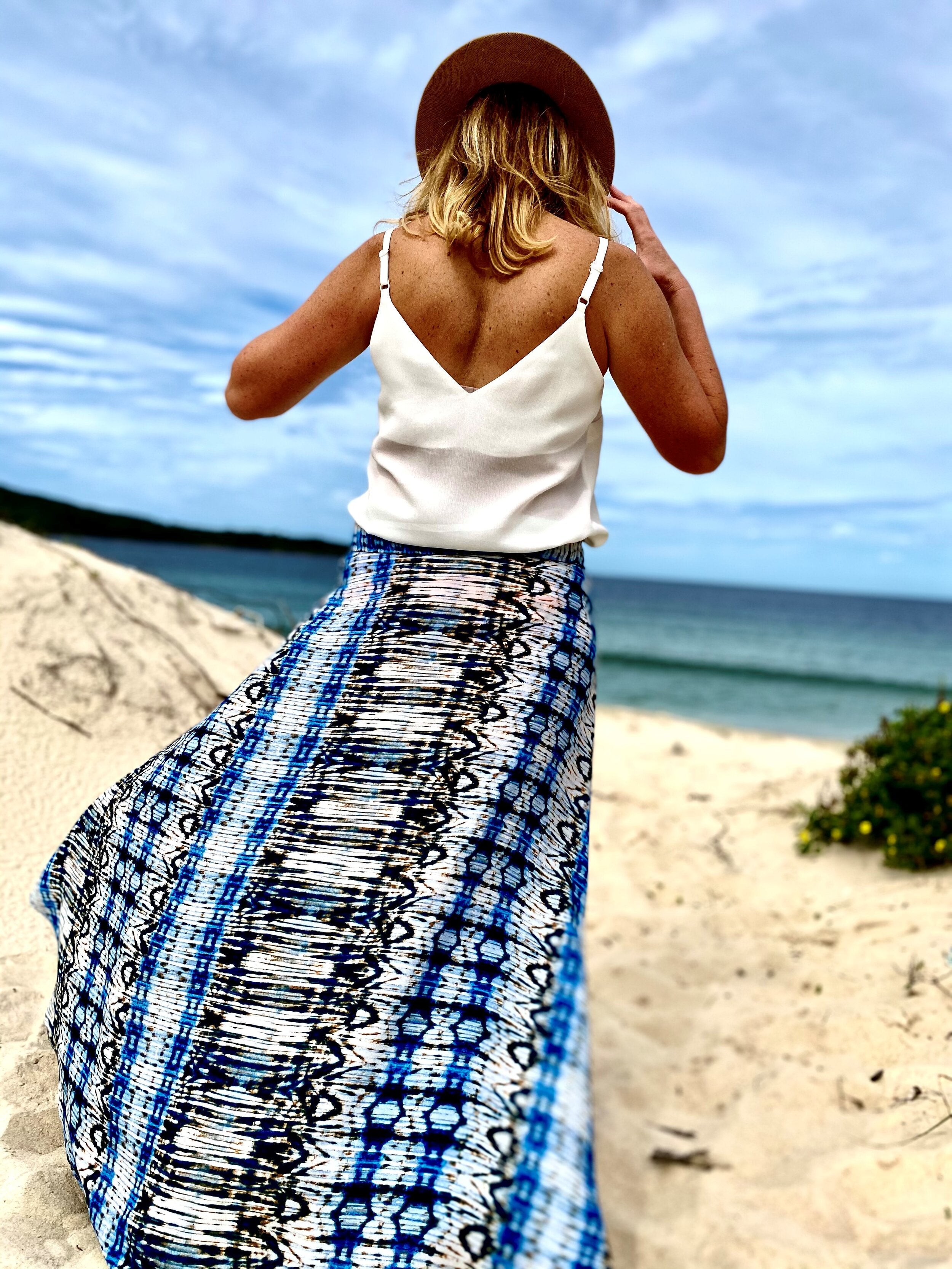 Bondi Maxi Wrap Skirt Island Home Interiors