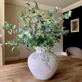 Sanur Antique White Vase